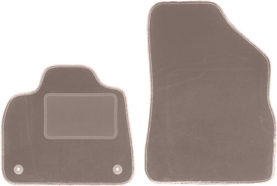 Beige Front Mats Citroen Ds5 Sedan 2011-2018