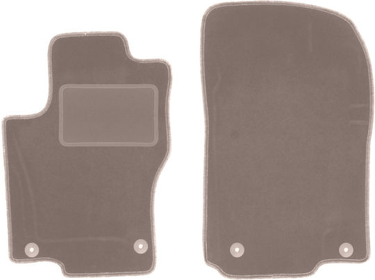 Beige Vordere Fußmatten Mercedes ML III W166 GLE W166 SUV 2011-2015