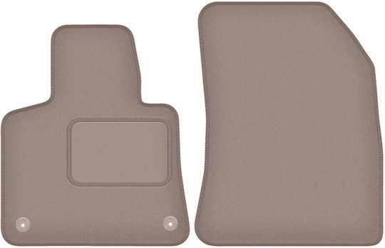 Beige Front Mats Citroen C4 Grand Spacetourer 7-seater 2013-2021