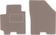 Beige Front Mats Suzuki Baleno Ii Hatchback 2015