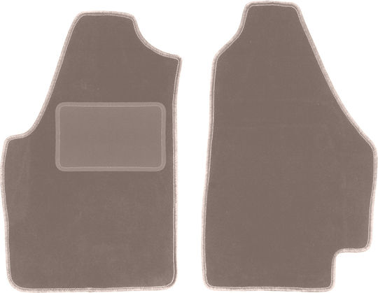 Beige Car Mats for Fiat Idea Minivan 2003-2010