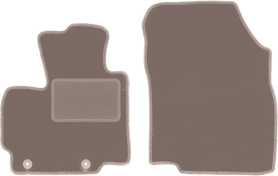 Beige Front Floor Mats Mitsubishi Space Star Ii Hatchback 2013