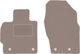 Beige Front Floor Mats Mazda Cx-7 Suv 2009-2012