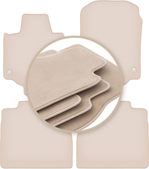 Covorașe de podea premium bej Mercedes GLS X167 SUV 2019