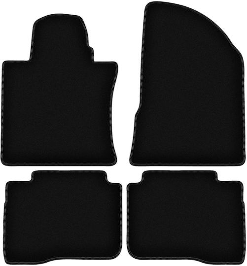 Basic Black Velvet Floor Mats Ssangyong Korando Iv Suv 2019