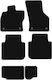 Basic Black Velvet Floor Mats Seat Tarraco 7-seater 2018
