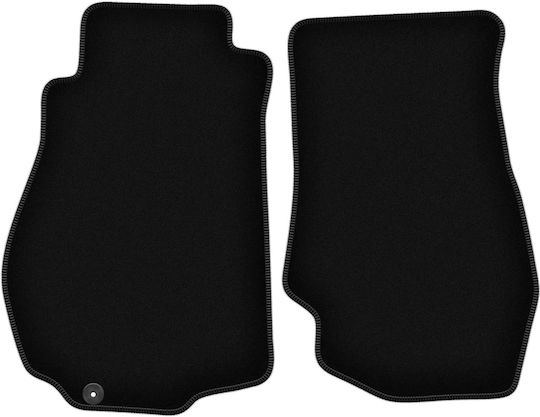 Covorașe de podea din catifea neagră simple Nissan 350z Coupe 2003-2009