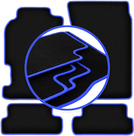 Carlux-blue Car Mats Honda Prelude V Coupe 1996-2001