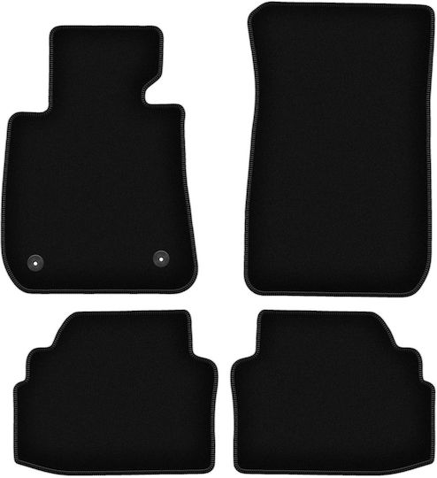 Basic Black Velvet Car Mats Bmw 3 E92 Coupe 2004-2011