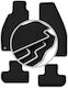 Carlux-silver Car Mats Alfa Romeo Spider Coupe Cabrio 1995-2005
