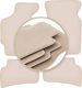Premium Beige Car Mats Mazda MX-6 I Coupe 1988-1992