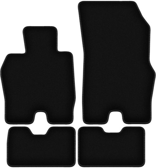 Basic Black Velvet Floor Mats Bmw I8 L12 Coupe 2014-2022