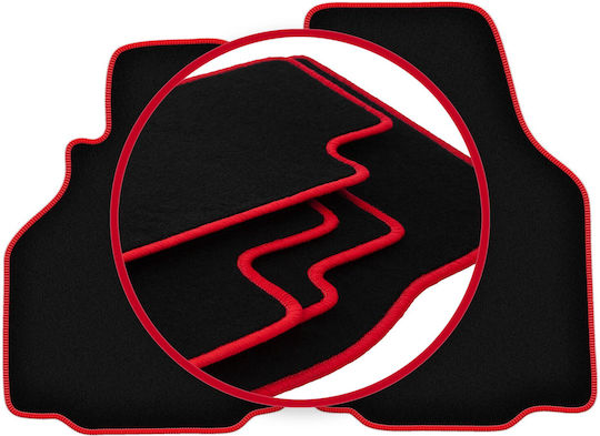 Carlux-red Car Mats Porsche Boxster Type 986 Coupe Convertible 1997-2004