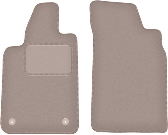 Beige Velvet Car Mats Fiat Barchetta Coupe Cabrio 1995-2005