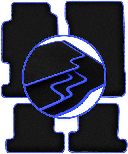 Carlux-blue Car Mats Honda Prelude Iv Coupe 1991-1996