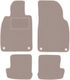 Beige Velvet Floor Mats Porsche 911 Type 991 Coupe Targa Cabrio 2010-2019
