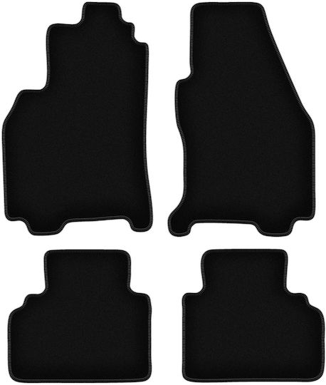 Schwarze Samt-Fußmatten Basic Ford Cougar Coupe 1998-2004