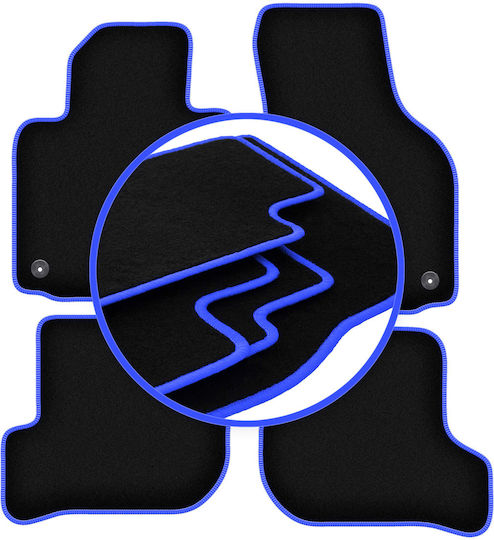 Carlux Blue Car Mats Volkswagen Scirocco III Coupe 2008-2017
