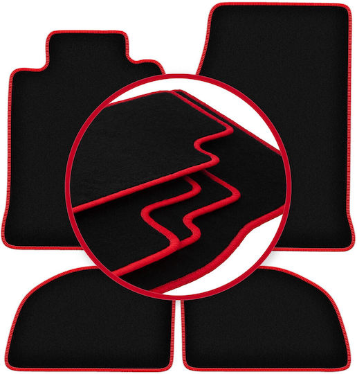 Carlux-red Car Mats Porsche 944 Coupe 1976-1988