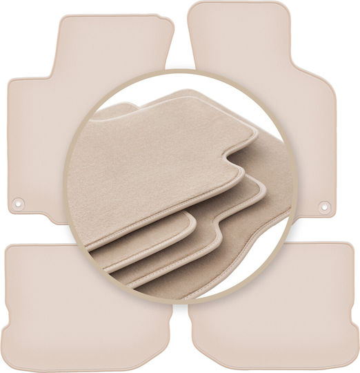 Premium Beige Fußmatten Volkswagen New Beetle Coupé Cabrio 1997-2020