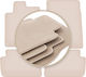 Premium Beige Car Mats Peugeot 407 Coupe Sedan Wagon 2004-2011