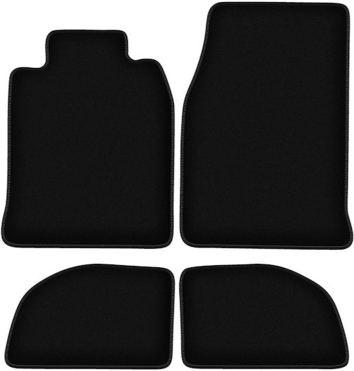 Basic Black Velvet Floor Mats Porsche 944 Coupe 1976-1988