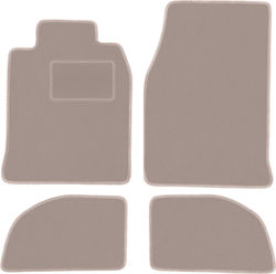 Beige Velvet Floor Mats Porsche 968 Coupe 1976-1988