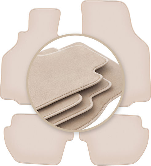 Premium Beige Floor Mats Porsche 911 Type 996 Coupe 1997-2004