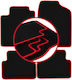 Carlux-rote Autoteppiche Toyota Celica VIII Coupe 1999-2006
