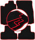 Carlux Red Car Mats Mitsubishi Eclipse IV Coupe 2006