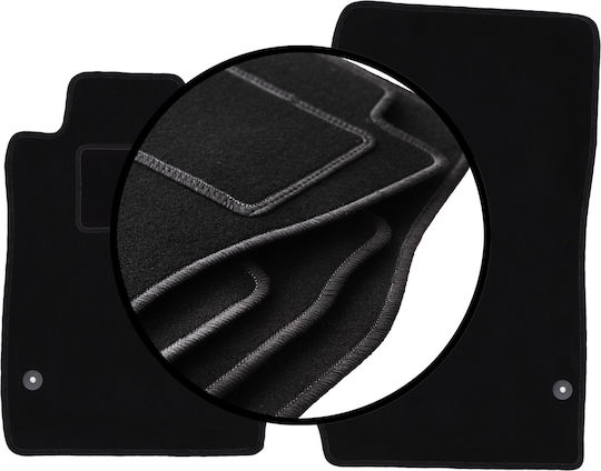Velours Fußmatten Set Mercedes SLK R171 Coupé 2004-2011