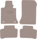 Beige Velvet Car Mats Mercedes-Benz GLK X204 SUV 2008-2015