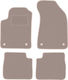 Beige Velvet Floor Mats Lancia Delta Iii Hatchback 2008-2014