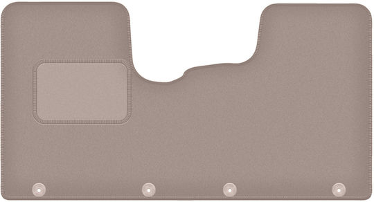 Beige Velvet Car Mats Opel Vivaro II Van 2014-2019