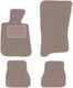 Beige Velvet Floor Mats Bmw 3 E30 Cabrio 1986-1993