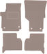 Beige Velvet Floor Mats for Volkswagen Amarok Pickup 2010