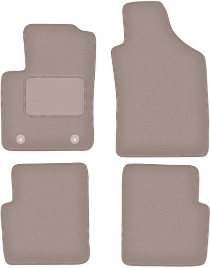 Beige Samt Fußmatten Ford Ka Mk2 Fl Hatchback 2012-2018