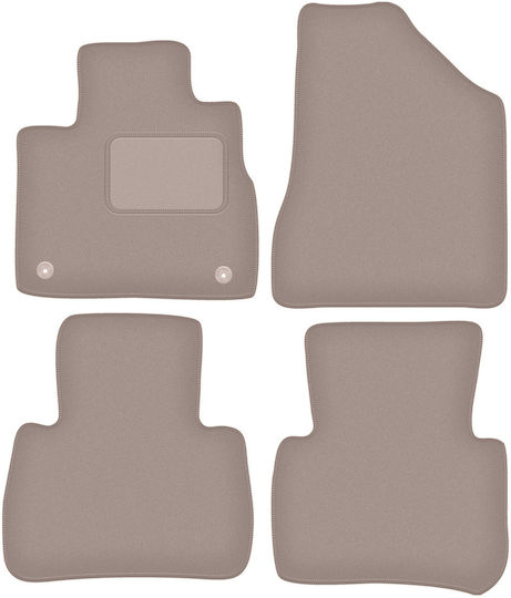 Beige Samt Fußmatten Nissan Murano Z51 SUV 2008-2015
