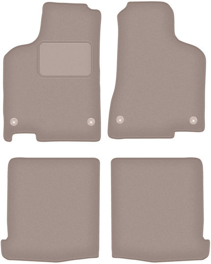 Beige Samt Fußmatten Volkswagen Lupo 3l Hatchback 1997-2005