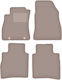 Beige Velvet Car Mats Nissan Pulsar C13 Hatchback 2014