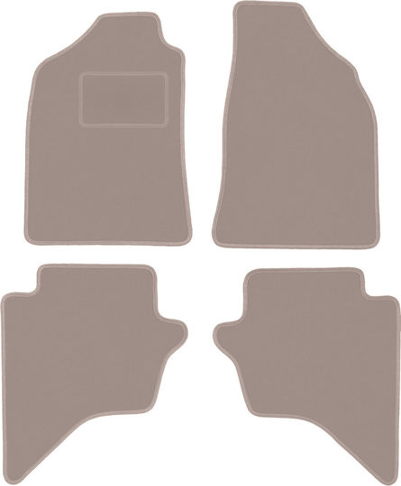 Beige Samt Fußmatten Mazda Bt-50 Pickup 2007-2012