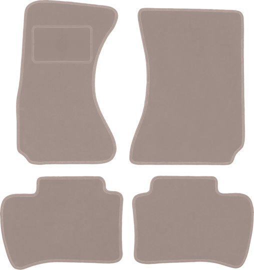 Beige Samt Fußmatten Daihatsu Terios I SUV 1997-2005