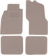 Beige Velvet Car Mats Mitsubishi Carisma Sedan Liftback Hatchback 1995-2004
