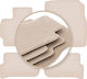 Premium Beige Fußmatten Mitsubishi Space Star II Hatchback 2013