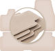 Premium Beige Floor Mats Bmw I3 L01 Hatchback 2013