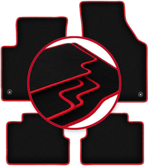 Carlux-red Car Mats Jeep Cherokee Kl Suv 2013