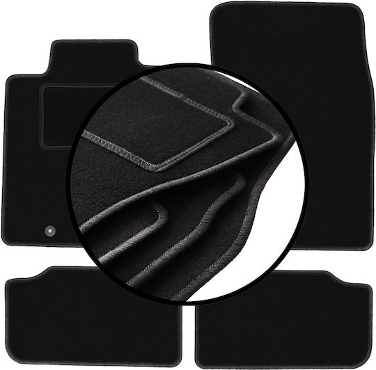 Velour Carpet Mats Set Hyundai Genesis G80 Sedan 2013
