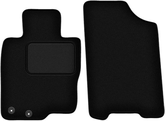 Black Velvet Floor Mats Nissan Navara Iv Pickup 2014