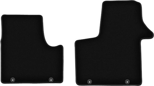 Basic Black Velvet Floor Mats Renault Trafic Iii Van 2014