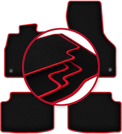 Carlux-red Car Mats Volkswagen Golf Sportsvan Minivan 2014